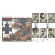 John Cruickshank 150th Anniversary Of Red Cross Benham Hand Signed FDC