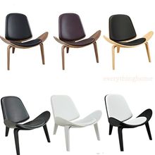 WEGNER SHELL STYLE LOUNGE CHAIR CH07 WALNUT, WHITE, BLACK, OAK BROWN MID-CENTURY