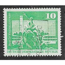 DDR 1973 10pf 'DEVELOPMENT IN THE DDR ( LARGE FORMAT)' FINE USED (EBID66-396)