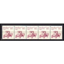 2125 5.5c Star Route Truck Very Fine MNH Dry Gum PNC 1/5 X0419