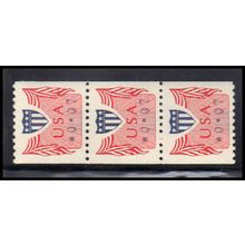 CVP31 7c Shield Very Fine MNH Dry Gum Strip of 3 PA5154