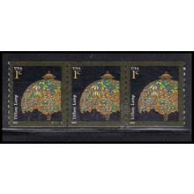 Used 3758 1c Tiffany Lamp Very Fine CNP+1 Left S11111 PA2168