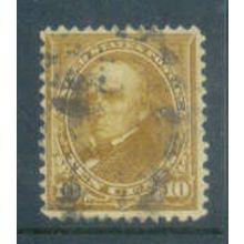 Used 283 10c Daniel Webster Barely Clears M05431