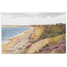 Durley Chine Bournemouth J Salmon Art Postcard 3907