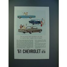 1961 Chevrolet Impala, Brookwood, Bel Air Car Ad