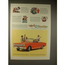 1964 Rambler American 440 Convertible Car Ad!