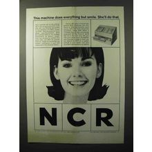 1964 NCR Universal Teller Machine Ad - She'll Do That