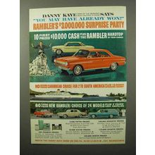 1964 Rambler Cars Ad - Danny Kaye