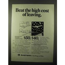 1971 Eastern Airlines Ad - Beat High Cost of Leaving