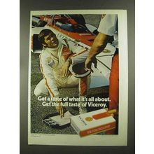 1972 Viceroy Cigarettes Ad - Racecar