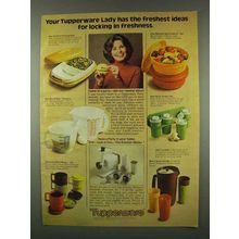 1978 Tupperware Ad - Divided Serving Dish; Mix-N-Stor