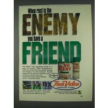 1978 True Value X-O Rust Ad - Rust is the Enemy