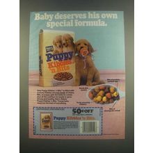 1985 Ken-L Ration Puppy Kibbles 'n Bits Ad - Deserves