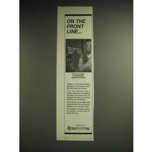 1985 March of Dimes Ad - On the Front Line