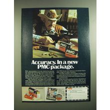 1983 PMC Ammunition Advertisement - Accuracy. In a new PMC package