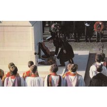 Prince Charles Lays A Wreath At Cenotaph Royal Postcard