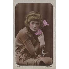 Julia James Music Hall Actress Real Photo Postcard