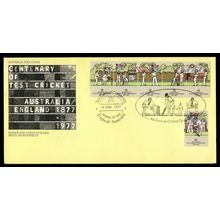 AUSTRALIA 1977 FDC Centenary Cricket Test, Special Jolimont/MCG VIC PMK