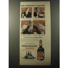 1953 Hiram Walker's Cordials Ad - Easter entertainment - in grand style