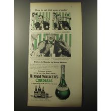 1953 Hiram Walker's Cordials Ad - How to set Irish eyes a'smilin'