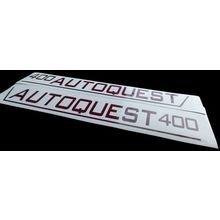 AUTOQUEST 400 Decal Sticker Graphics Elddis 30CM Burgundy Decal stickers