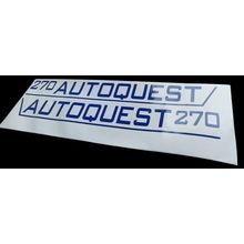 Motorhome Decal Autoquest 270 Decal Sticker Graphics Ultra Blue Decal