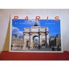 LE GRAND LOUVRE, PARIS, FRANCE used postcard 2003 pm =