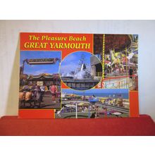 multyview, PLEASURE BEACH, GREAT YARMOUTH, NORFOLK unused postcard J. Salmon =