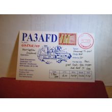 QSL card EINDHOVEN, NETHERLANDS 1999=