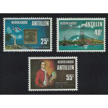 Neth. Antilles American Revolution 3v 1976 MNH SG#625-627