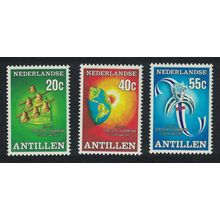 Neth. Antilles 50th Anniversary of 1977 MNH SG#642-644