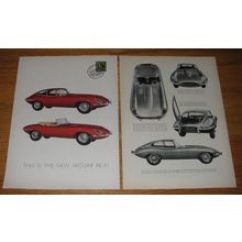 1961 Jaguar XK-E Car Advertisement - This is the new Jaguar XK-E