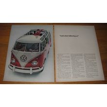 1961 Volkswagen Bus Advertisement - Look who's following us!