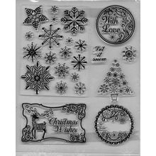 Christmas Stamp Set. 13x16cm. Stamping Cardmaking Scrapbooking Crafts