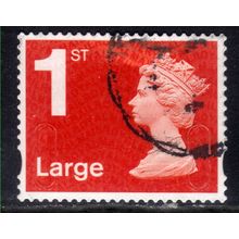 GB 2015 QE2 1st Large Letter Machin used SG U3037 MFIL ( D880 )