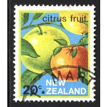NEW ZEALAND 1983: FRUITS - 20c CITRUS USED (G2)