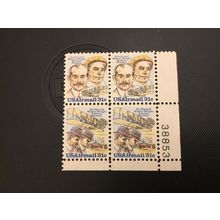 ICOLLECTZONE US C91-92 plate block VF NH