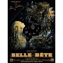 The Beauty And The Beast- French 1946 Poster Canvas Movie Film Print A0 A1 A2 A3