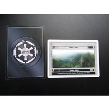 Star Wars 1995 Premiere Decipher CCG W/B Card Yavin 4: Jungle DS