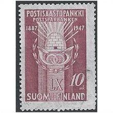 Mi 335: 60th Anniversary of the Finnish Postal Savings Bank.