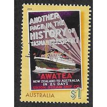 AUS 2004 $1.00 'BON VOYAGE OCEAN LINERS POSTER ART' FINE USED (EBID68-396)