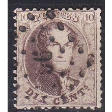 BELGIEN BELGIUM [1863] MiNr 0011 B ( O/used )