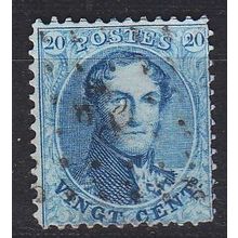 BELGIEN BELGIUM [1863] MiNr 0012 A ( O/used )