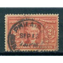 Used 324 2c Thomas Jefferson Barely Clears C2442