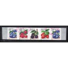 Used 3302-3305 33c Fruit Berries Very Fine PNC B1112/5 L05703