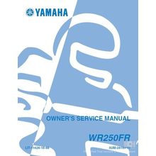 YAMAHA WR250FR OWNERS SERVICE MANUAL MOTORCYCLE 343 PAGES IN ENGLISH