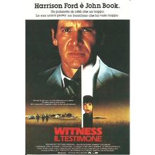 Cinema WITNESS Harrison Ford Poster Art Postcard (XX 900/105)