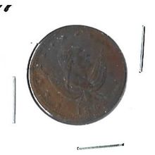 1863 US Civil War Token Exchange AU Rare!