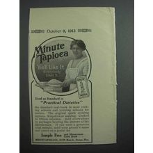 1913 Minute Tapioca Ad - You'll Like It