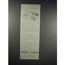 1931 Hotels Statler Ad - Having a Fine Time
